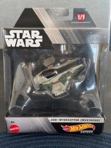 Hot Wheels - Star Wars: Starships Select-Jedi Interceptor (Mustafar) #1/1 Nuevo en caja - Imagen 1 de 2
