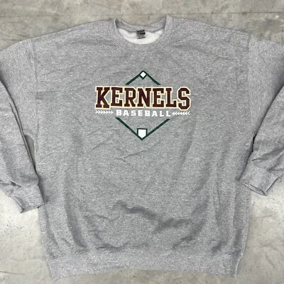 Cedar Rapids Kernels MiLB - 灰色运动衫 - 男式 XL — 第 1/4 张图片