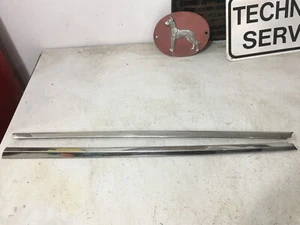 1968 Camaro Deluxe Door Reveal Stainless Trim Reveal Molding LH RH Pair Original - Picture 1 of 16