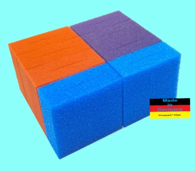 8 x Steppan Filterschwamm passend für Oase Biotec 40000  Screenmatic Koi Filter - Bild 1 von 2