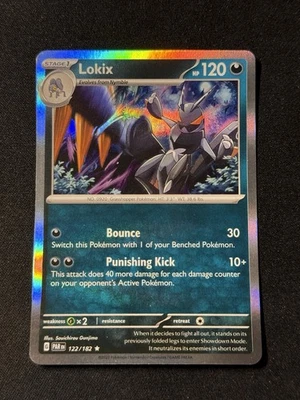 Lokix 122/182 Holo - SV04: Paradox Rift Pokémon TCG - NM - Image 1 of 2