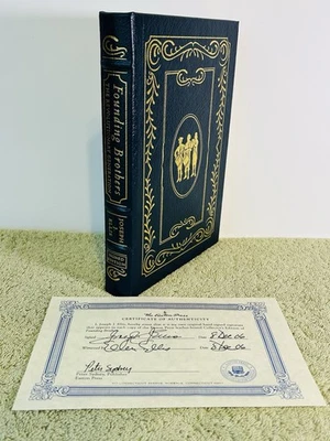 Founding Brothers Joseph Ellis Signed COA Easton Press Collector’s Edition - Image 1 of 4