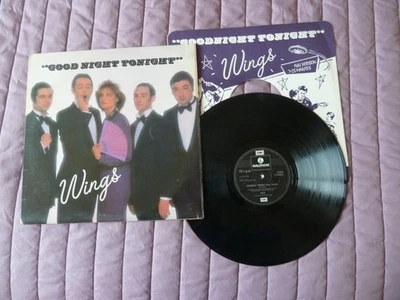 PAUL McCARTNEY & WINGS (BEATLES) - GOODNIGHT TONIGHT - 12" P/S SINGLE - 1979 - Image 1 of 4