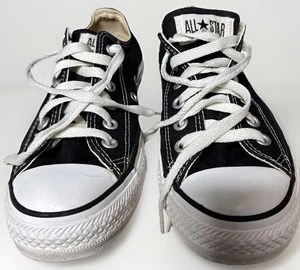 Converse Chuck Taylor All Star Laced Black Sneaker Shoes Men's 5 / Women's 7 - Picture 1 of 14