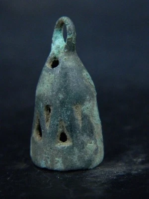 древний бронзовый открытый рабочий колокол Бактрейн 200-300 до н.э. ##STN383## - Изображение 1 из 4