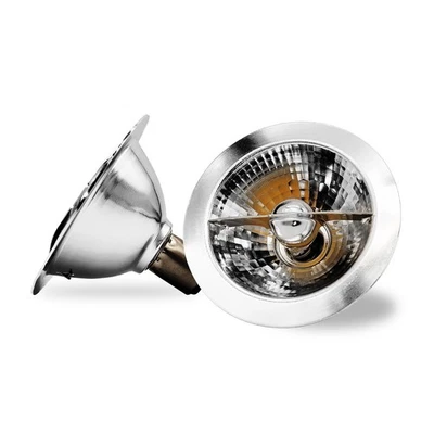 AR70 3W BA15d LED Bulb 12V AC/DC 4000K Neutral White Floodlight Spotlight 2-Pack - Image 1 of 4