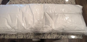 Allied Home XL Body Pillow 20x54" 100% Cotton Cover Polyester Fill Cushion - Picture 1 of 10