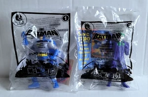 McDonald’s Batman The Brave and the Bold 2010 Happy Meal Toys #1 Batman #2 Joker - Imagen 1 de 5