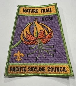 Vintage Nature Trail BCSR CA Boy Scouts BSA Patch Pacific Skyline Council Taiwan - Picture 1 of 10
