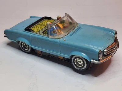 Винтажная трассовая автомодель Faller Mercedes Benz 230 КАБРИОЛЕТ BABY BLUE TJET масштаб HO - Изображение 1 из 4