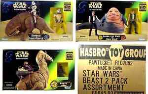 Star Wars Beast Wars Han Solo + Jabba & Sandtrooper + Dewback & Ronto + Jawa   