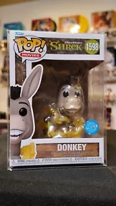 Funko Pop! Películas - Shrek - Burro - Brillo - #1598 - En protector - Imagen 1 de 7