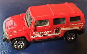 Matchbox Hummer H3 National Parks Fire Brigade Rescue Unit - Red - Picture 1 of 6