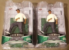 2 Upper Deck Pro Shot Tiger Woods in White Nike 2008 Series 1 Golf Action Figure