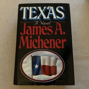 James A. Michener TEXAS Hardcover- First Edition, 1st Printing Historical Novel - Picture 1 of 9