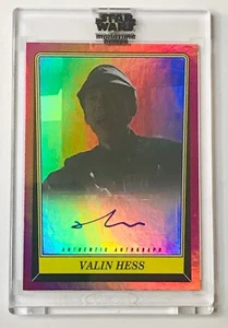 2023 Star Wars Signatures B-Design Auto Richard Brake como Valin Hess (A) - Imagen 1 de 2