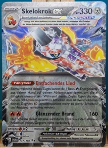 POKEMON - Paradoxrift - Skelokrok EX - 137/182 - alemán - Imagen 1 de 1