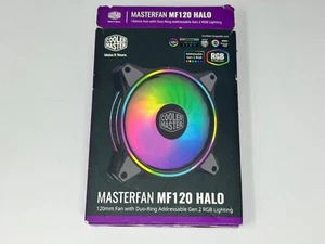 Cooler Master 120mm 2050rpm Duo-Ring MasterFan MF120 HALO-2 ARGB Black Case Fan - Picture 1 of 3