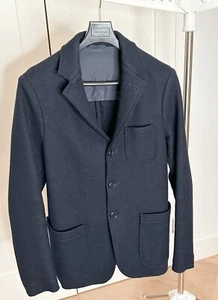 Aspesi Wool Blazer Jacket Sport Coat Mens Medium Navy Blue - Picture 1 of 3