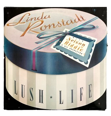 Linda Ronstadt Lush Life Nelson Riddle 1984 Vinyl Record 33 12" Airedales VRF4 - Image 1 of 4