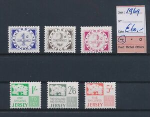 LP97070 Jersey 1969 taxation stamps fine lot MNH cv 60 EUR