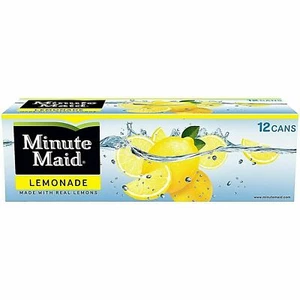Minute Maid Lemonade 12 oz cans (pack of 12) Free Shipping - Picture 1 of 3
