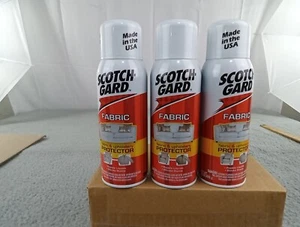 3x Scotchgard 3M Fabric Protector Scotchguard 10oz Cans 2007 Scotch Gard USA - Picture 1 of 6