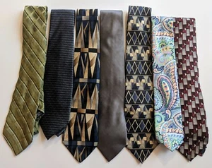 7 Stück Herren Krawatten Stafford Chaps Palatina Milano Uono - Bild 1 von 4