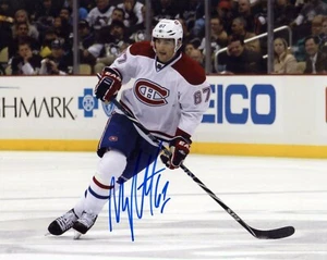 MAX PACIORETTY SIGNED 8X10 PHOTO PHOTOGRAPH MONTREAL CANADIENS COA - Picture 1 of 1
