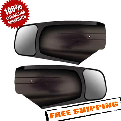 CIPA 10950 Chevrolet/GMC Custom Towing Mirror - Pair Black