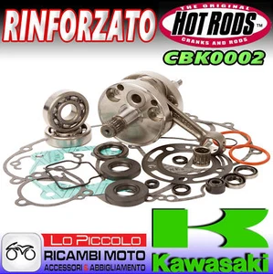 KAWASAKI KX 80 1998 1999 2000 HOT RODS KIT REVISIONE MOTORE ALBERO + CUSCINETTI - Foto 1 di 1
