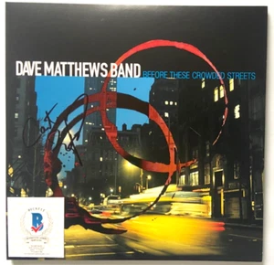 CARTER BEAUFORD SIGNED BEFORE THESE CROWDED STREETS DAVE MATTHEWS BAND VINYL BAS - Picture 1 of 3