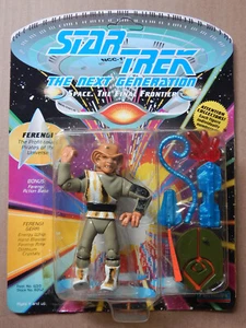 1992 Star Trek The Next Generation TNG Playmates Ferengi sin usar y sin usar reverso sin perforar - Imagen 1 de 2