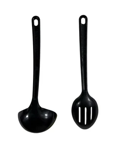 Vintage Ultratemp Black Utensils By Robinson Knife Co Made In The USA (Set Of 2) - Picture 1 of 11