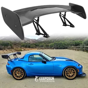 For Mazda Miata MX-5 MK1-MK4 47" Carbon Fiber GT Style Rear Trunk Spoiler Wing - Picture 1 of 18
