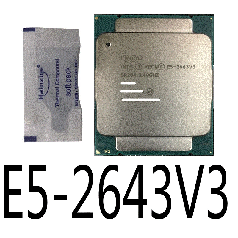 Intel Xeon E5-2643 V3 3.4GHz 20MB 9.6GT/s SR204 LGA2011-3 Processor - Image 1 of 1