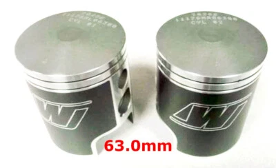 63.0mm Pistons Fits Subaru 360 Sedan | Van | Truck K111L | K153L | K163L 356cc - Image 1 of 4