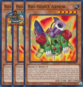 Yugioh! 3x Bio-Insect Armor MP24-EN311 Common 1st Ed NM - Picture 1 of 1