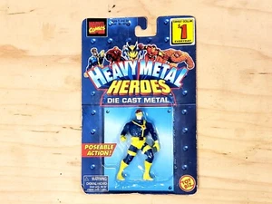 🗨🧬 Toy Biz Heavy Metal Heroes X-men Cyclops Posable Die-Cast 🧬🗨 - Imagen 1 de 1