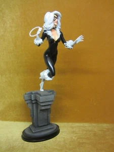 Black Cat Retro Statue Signed Marv Wolfman #413/600 Bowen Designs 2012 Marvel - Picture 1 of 7