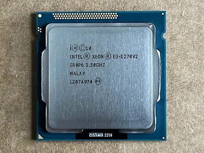 Intel Xeon E3-1270 V2 4-Core 3.5GHz 8MB LGA 1155 CPU / Processor - SR0P6 - Image 1 of 2