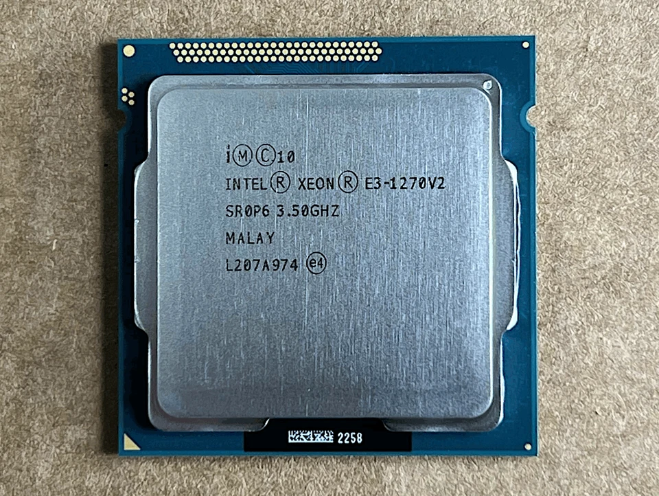 CPU / Processador Intel Xeon E3-1270 V2 4-Core 3.5GHz 8MB LGA 1155 - SR0P6 - Imagem 1 de 2