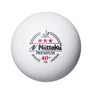 Tischtennisbälle Plastikball NITTAKU Premium 3 Stern 40+ ITTF, original - Bild 1 von 5