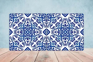 Juego de 2 azulejos de cerámica marroquí con diseño marroquí - Imagen 1 de 6