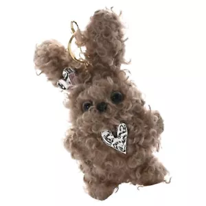 Plush Rabbit Keychain Lovely Soft Bag Decoration Curly Haired Keychain here - Picture 1 of 10