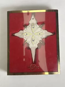 Vintage Lenox China Jewels Nativity Star of Bethlehem Porcelain Ornament - Picture 1 of 8