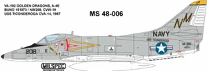 CAM DECALS (AKA) MILSPEC, MS 48-006, 1/48 SCALE, A-4E, VA-192 GOLDEN DRAGONS - Bild 1 von 5