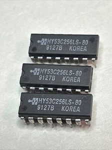 Lot 3 Hyundai HY53C256LS-80 256k CMOS DRAM 16-Pin IC Chip @CPUCY - Picture 1 of 1