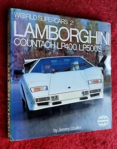 LAMBORGHINI COUNTACH LP400 LP500S JEREMY COULTER World Supercars 2 VGC - Imagen 1 de 12