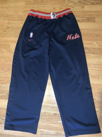 Nike JERSEY Brooklyn NETS NBA ABA Deadatock 77 Warmup Sweat SHOOTING PANT XL Cover